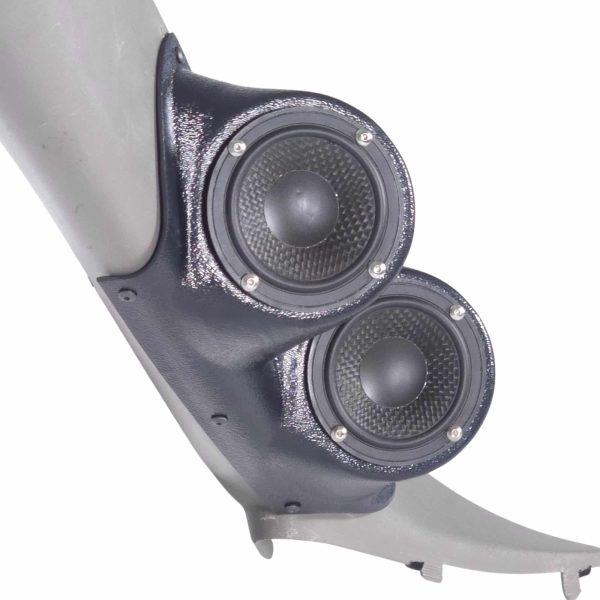 custom a-pillar speaker pods
